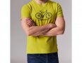 Жълто-зелена мъжка памучна тениска марка Tatuum 