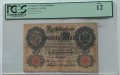 PCGS 12 - Германия, 20 марки 21.4.1910 г. (с интересен номер), снимка 7