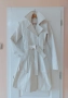 Стилно бяло палто от кашмир, снимка 3