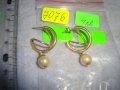 СТАРИ ПОЗЛАТЕНИ ПЕРЛЕНИ ОБЕЦИ АРТ ДЕКО СТИЛ 7076, снимка 2