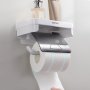 Поставка за тоалетна хартия с рафт за телефон 47500, снимка 7