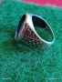 Ретро сребърен пръстен без основен камък орнаментиран майсторска изработка 53045, снимка 3