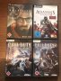 Half Life 2, Assassin`s Creed II, CALL of DUTY and CALL of DUTY 2