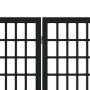 vidaXL Параван за стая, 4 панела, японски стил, 160х170 cм, черен, снимка 6