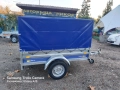 Туристическо, самосвално ремарке VESTA LIGHT 20 с брезент и шпригли Н120, снимка 1