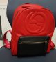 Gucci/Гучи-естествена кожа,раница, снимка 9
