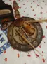 Стари-нови старинки, здрави,покривки,дървена рисувана чиния,лъжица,вретено,солница,кутия рисувана кр, снимка 4