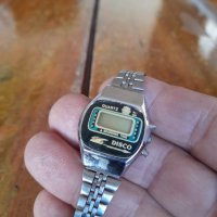 Стар електронен часовник Disco, снимка 2 - Антикварни и старинни предмети - 42796602
