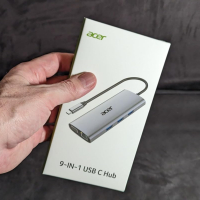 Нов Acer Бърз USB C Хъб 4K HDMI, 5Gbps USB 3.1, PD 100W за MacBook, снимка 8 - Друга електроника - 44611148