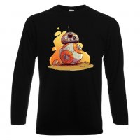 Мъжка тениска Star Wars BB-8 Star Wars Игра,Изненада,Подарък,Геймър, , снимка 2 - Тениски - 36808565