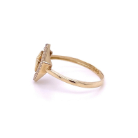Златен дамски пръстен 1,93гр. размер:60 14кр. проба:585 модел:22411-1, снимка 3 - Пръстени - 44615682