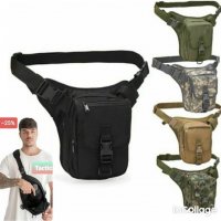 Airsoft тактическа чанта за оръжие кобур за бедро през рамо военна лов, снимка 1 - Екипировка - 37640966