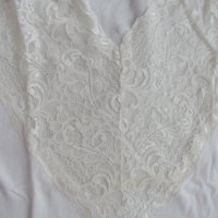 Бял дамски корсаж без ръкав  с изящна дантела, нов, размер М, снимка 2 - Корсети, бюстиета, топове - 31205028