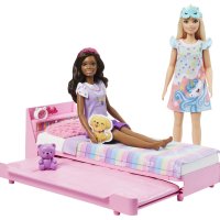 Кукла Barbie - Моята първа Барби: Комплект Време е за сън Mattel HMM64, снимка 5 - Кукли - 42047006