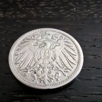 Райх монета - Германия - 10 пфенига | 1908г.; серия A, снимка 4 - Нумизматика и бонистика - 29334145