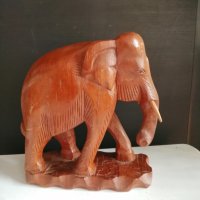 Сувенир дървен слон , снимка 4 - Статуетки - 40267294