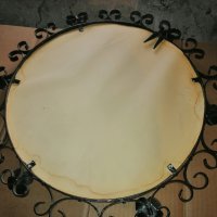 Продавам ръчно изработено огледало от ковано желязо, снимка 2 - Огледала - 40312061