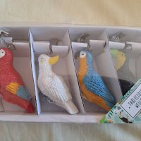 Комплект папагали за декорация, снимка 1 - Други - 40057207