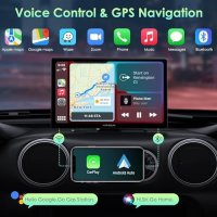 Нов 9-инчов Безжичен CarPlay/Android Auto + 2.5K Dash Cam за кола автомобил, снимка 5 - Друга електроника - 44394583