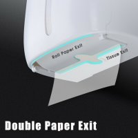 17500 Лепяща пластмасова поставка органайзер за тоалетна хартия с чекмедже, снимка 13 - Други - 35343848