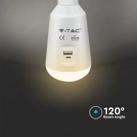 LED Акумулаторна Лампа 7W Със Соларен Панел, снимка 4 - Соларни лампи - 34361027