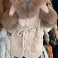 Дамски палта, якета от естествен косъм и естествена кожа, снимка 17 - Якета - 38935381