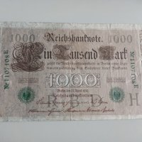 1000 марки 1910 Германия, снимка 1 - Нумизматика и бонистика - 37108704