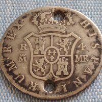 Сребърна монета 4 реала 1793г. Карлос четвърти Мадрид Испания 18685, снимка 10 - Нумизматика и бонистика - 42929958