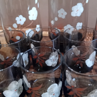 Стъклени чаши за ракия и безалкохолни напитки., снимка 10 - Чаши - 44802543