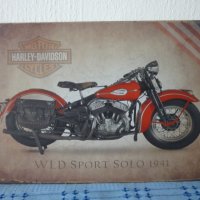 метална табела Harley-Davidson, снимка 3 - Колекции - 34362707