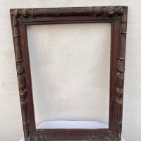Стара дървена рамка за картина/ огледало №1335, снимка 1 - Антикварни и старинни предмети - 34976771