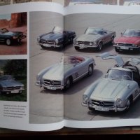Книга за Mercedes-Benz SL немски език твърди корици автомобили история списания каталози, снимка 10 - Други - 36885834
