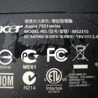 Acer Aspire – 7551, снимка 6 - Части за лаптопи - 33754946