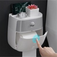❌ Водоустойчив органайзер за тоалетна хартия с чекмедже и поставка за телефон ❌, снимка 4 - Други - 37337371
