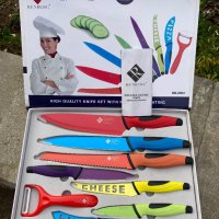 Комплект професионални ножове - Zephyr / Renberg - Чисто Нови , снимка 1 - Прибори за хранене, готвене и сервиране - 28451128