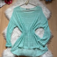 Мрежеста блуза, снимка 1 - Блузи с дълъг ръкав и пуловери - 31690106