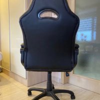 Геймърски стол Arozzi, еко кожа, син, снимка 2 - Аксесоари - 42915146