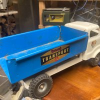 Ретро ламаринена играчка камион Triang Lorry, снимка 6 - Колекции - 42897297