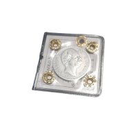 Сребърна монета 2 lire 1881 сертификат , снимка 1 - Нумизматика и бонистика - 42589213