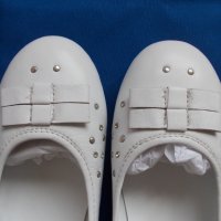 Балетки кожени бели № 37, снимка 4 - Детски обувки - 40610901