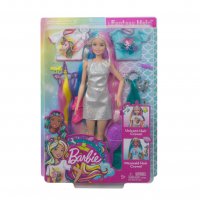 Кукла Barbie - Игрален комплект: Блестяща дълга коса Barbie GHN04, снимка 1 - Кукли - 36934358