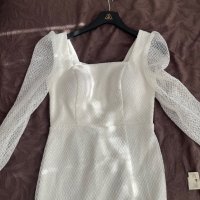 Бяла официална рокля, снимка 4 - Рокли - 44438840