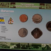 Бахамски о-ви - Комплектен сет от 5 монети, снимка 1 - Нумизматика и бонистика - 37783042