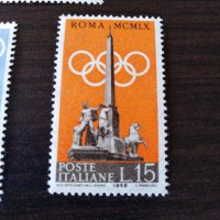 Пощенска марка 5бр-ИТАЛИЯ-Олимпийски игри 1960, снимка 4 - Филателия - 39854086