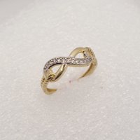 Дамски плътни златни пръстени, снимка 6 - Пръстени - 38540702