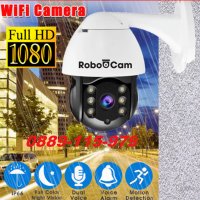 2020 RoboCam Въртяща безжична WiFi външна охранителна камера – FullHD 6LED, снимка 2 - IP камери - 29219251
