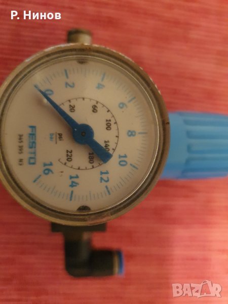 Регулатор на налягане LR-1/4-D-MINI-Festo, снимка 1