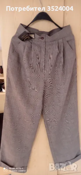 Нов кариран панталон с етикета , снимка 1