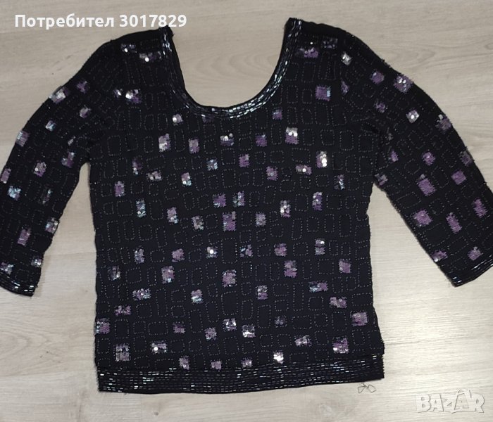 Блузка с пайети и мъниста , снимка 1