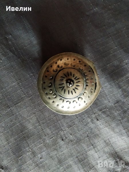 посребрена метална кутийка, снимка 1